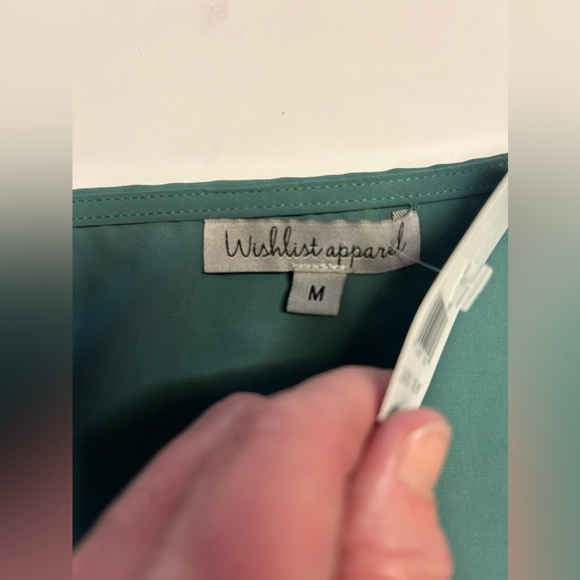 Wishlist Apparel Smocked Chiffon Women's Top-Size Medium-Balloon Sleeves - Picture 12 of 16